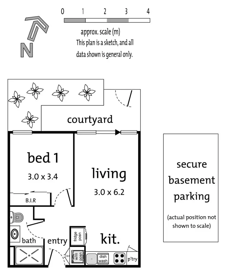 Floorplan of Homely apartment listing, 101A/1-19 Colombo Street, Mitcham VIC 3132