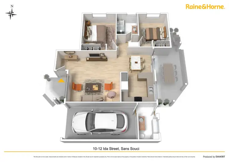 Floorplan of Homely villa listing, 5/10-12 Ida Street, Sans Souci NSW 2219