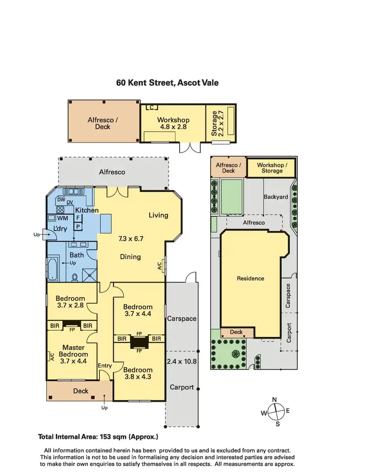 Floorplan of Homely house listing, 60 Kent Street, Ascot Vale VIC 3032