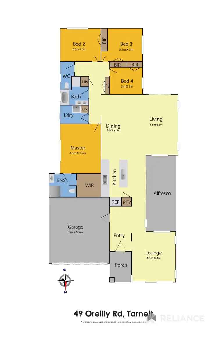 Floorplan of Homely house listing, 49 Oreilly Road, Tarneit VIC 3029
