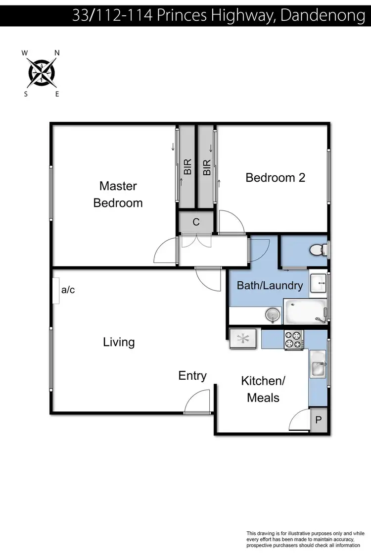Floorplan of Homely apartment listing, 33/112-114 Princes Highway, Dandenong VIC 3175