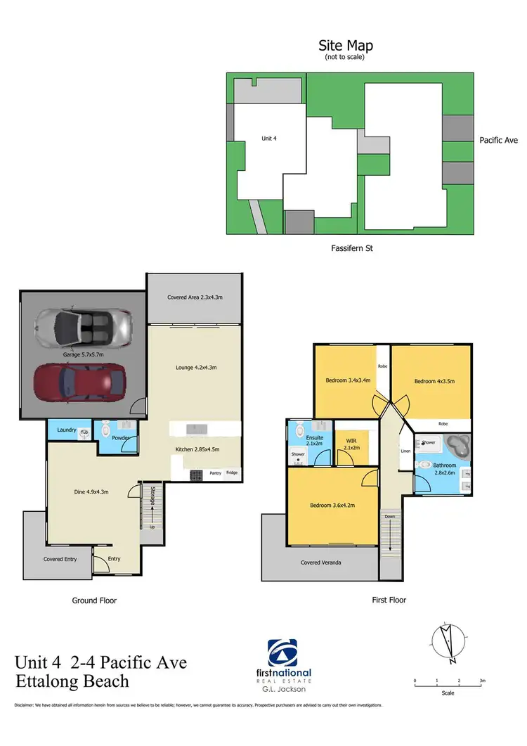 Floorplan of Homely townhouse listing, 4/2-4 Pacific Ave, Ettalong Beach NSW 2257