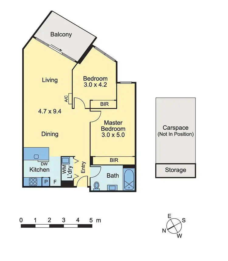 Floorplan of Homely apartment listing, 105/1 Duggan Street, Brunswick West VIC 3055