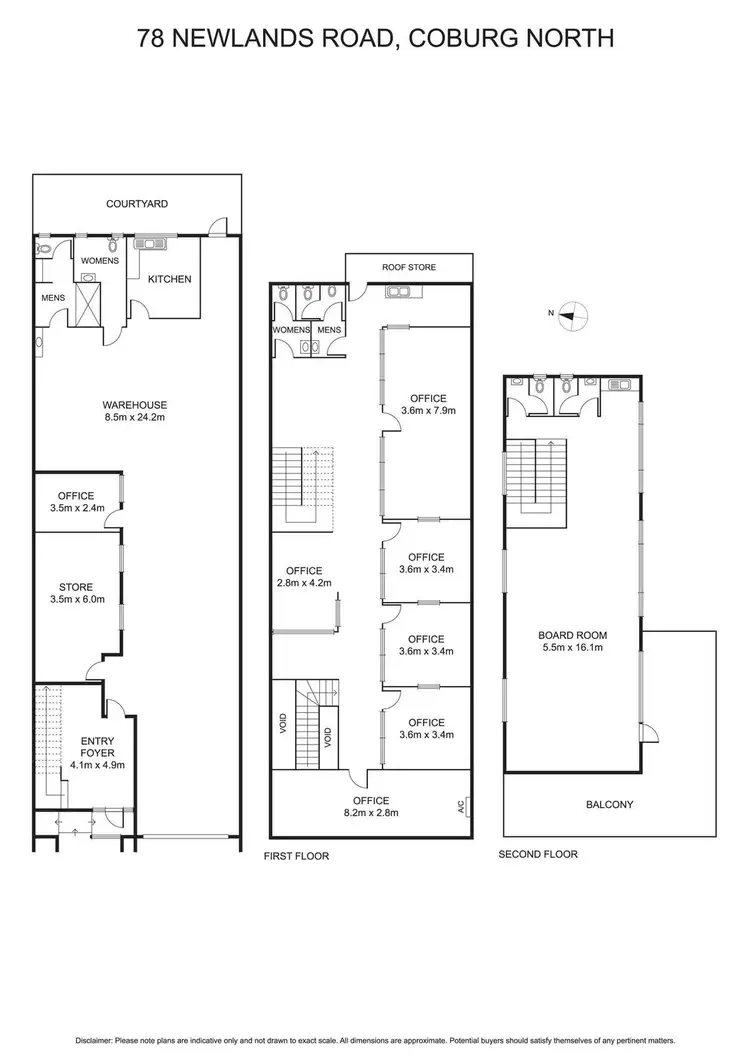 Floorplan of Homely warehouse listing, 78 NEWLANDS ROAD, Coburg North VIC 3058