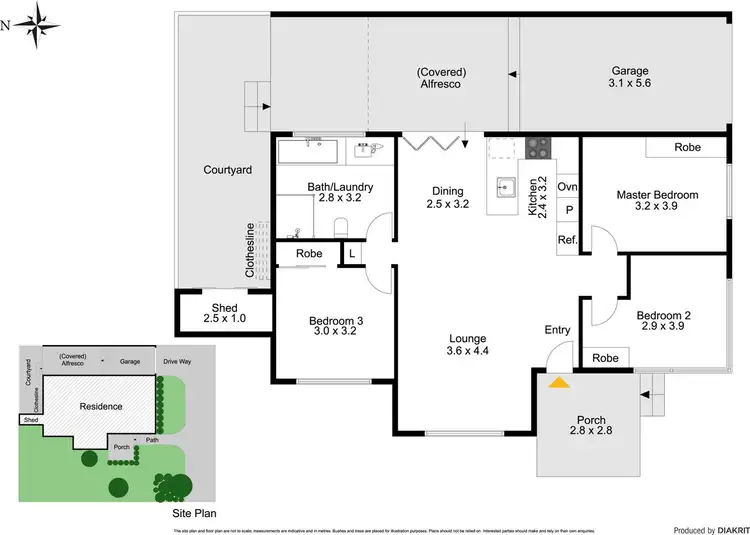 Floorplan of Homely villa listing, 1/9-11 Napoleon Street, Sans Souci NSW 2219