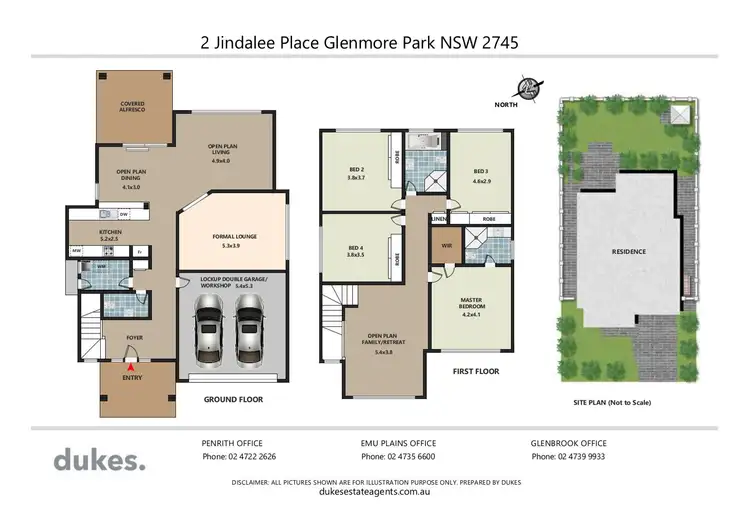 Floorplan of Homely house listing, 2 Jindalee Place, Glenmore Park NSW 2745