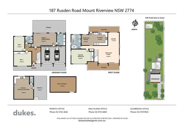 Floorplan of Homely house listing, 187 Rusden Road, Mount Riverview NSW 2774