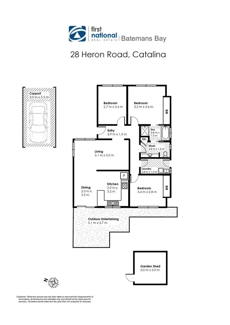Floorplan of Homely house listing, 28 Heron Road, Catalina NSW 2536
