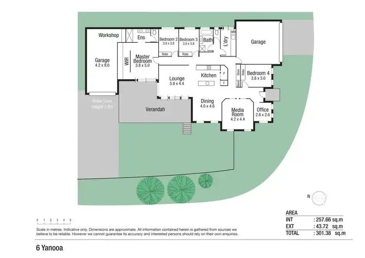 Floorplan of Homely house listing, 6 Yanooa Court, Bushland Beach QLD 4818