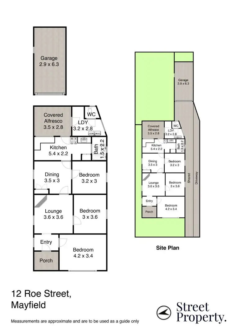 Floorplan of Homely house listing, 12 Roe Street, Mayfield NSW 2304
