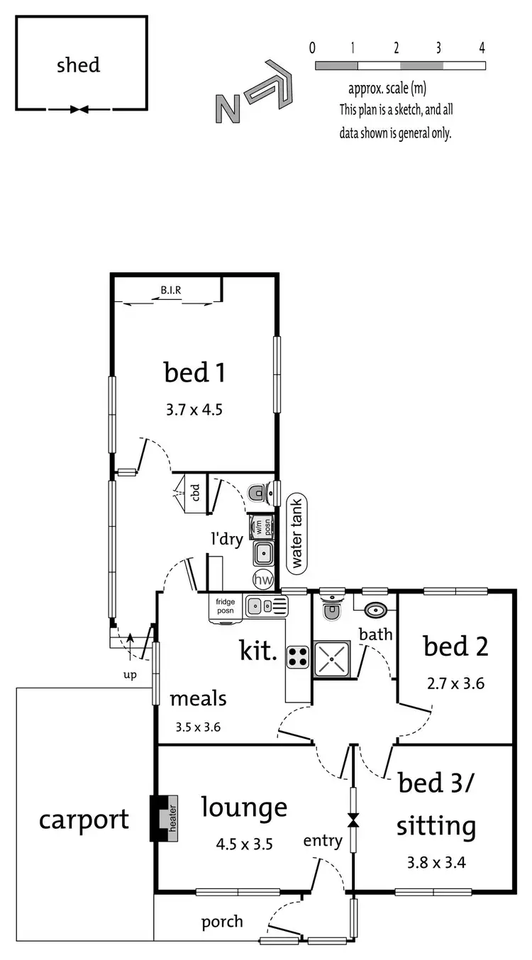 Floorplan of Homely house listing, 23 George Street, Preston VIC 3072