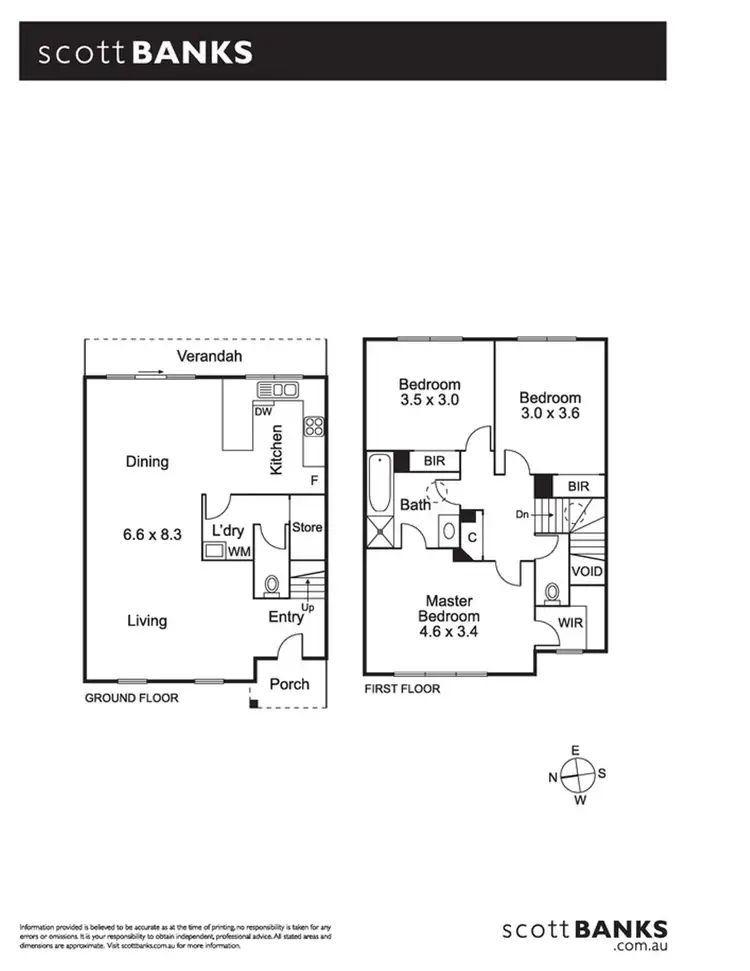 Floorplan of Homely townhouse listing, 30 Watchtower Road, Coburg VIC 3058