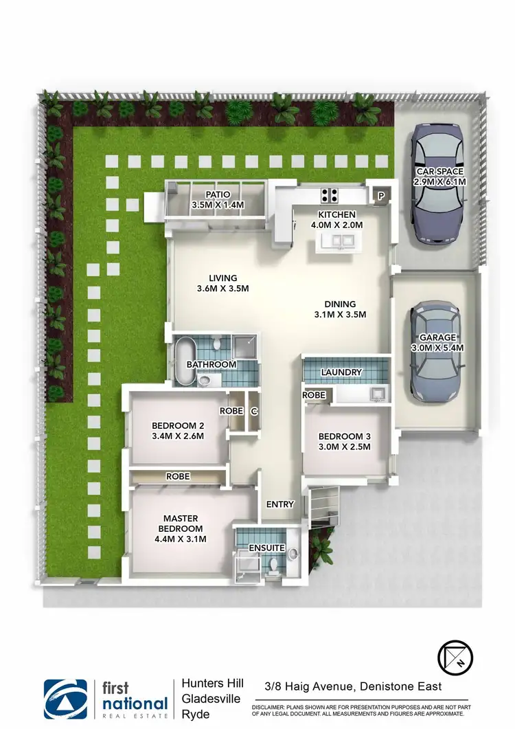 Floorplan of Homely villa listing, 3/8 Haig Avenue, Denistone East NSW 2112