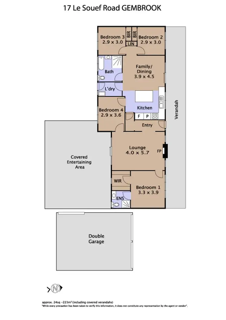 Floorplan of Homely house listing, 17 Le Souef Road, Gembrook VIC 3783