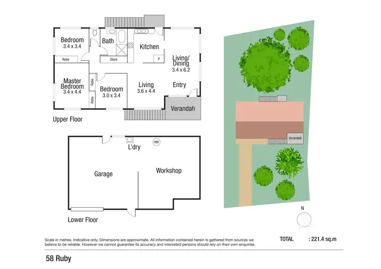 Floorplan of Homely house listing, 58 Ruby Round, Kelso QLD 4815