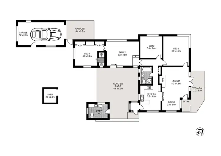 Floorplan of Homely house listing, 8 Henderson Street, Denistone East NSW 2112