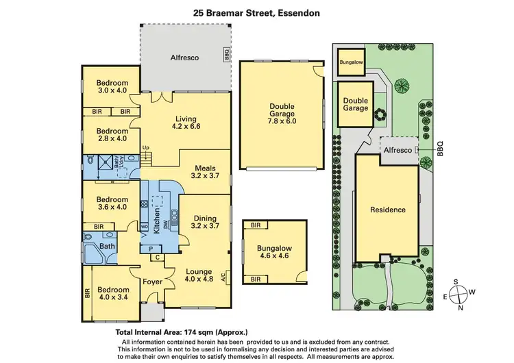 Floorplan of Homely house listing, 25 Braemar Street, Essendon VIC 3040