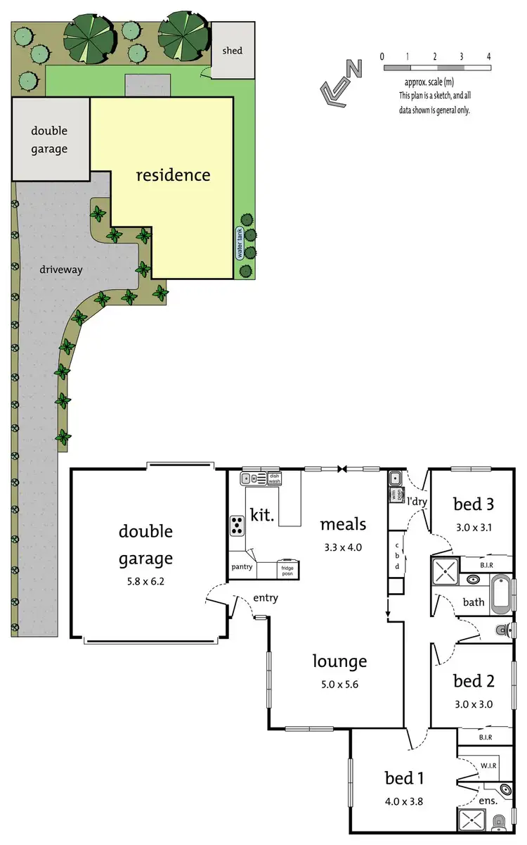 Floorplan of Homely townhouse listing, 5A Eden Street, Croydon VIC 3136