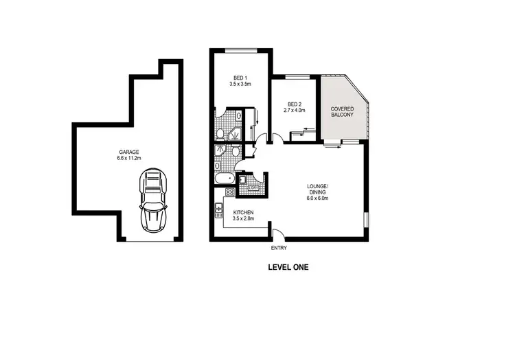 Floorplan of Homely unit listing, 70/94-116 Culloden Road, Marsfield NSW 2122
