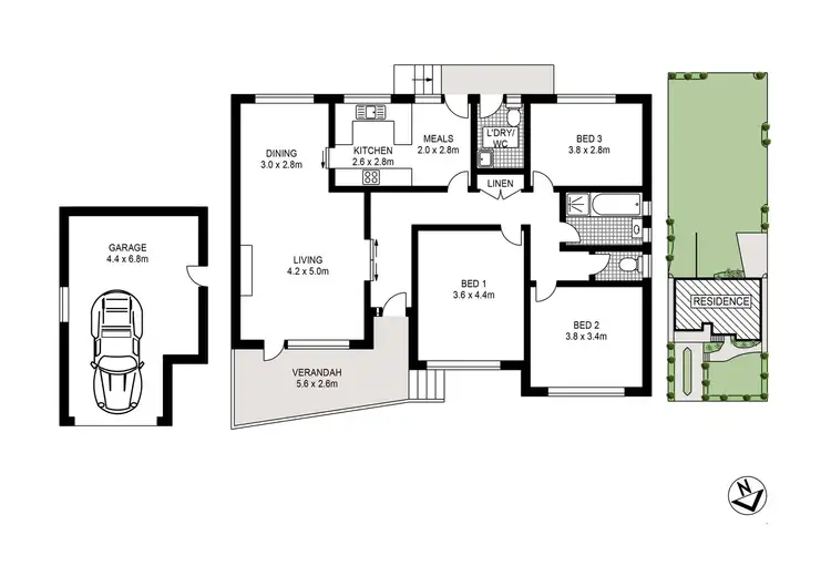 Floorplan of Homely house listing, 28 Albuera Road, Epping NSW 2121