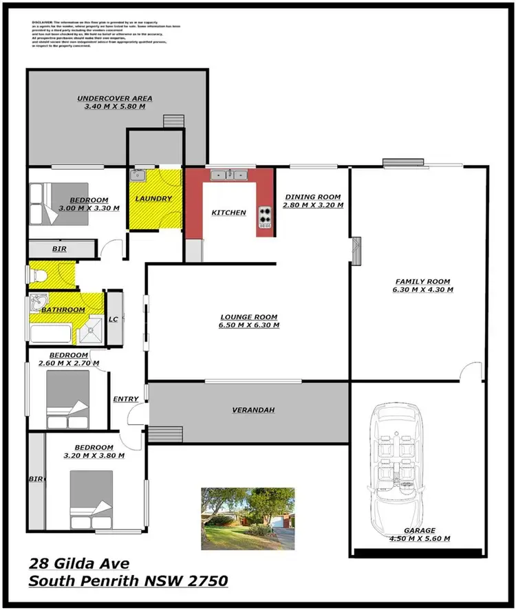 Floorplan of Homely house listing, 28 Gilda Avenue, South Penrith NSW 2750
