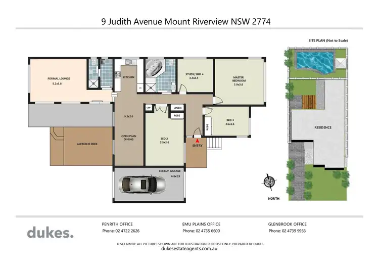 Floorplan of Homely house listing, 9 Judith Avenue, Mount Riverview NSW 2774