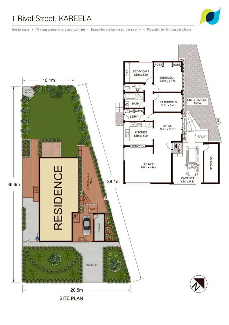 Floorplan of Homely house listing, 1 Rival Street, Kareela NSW 2232