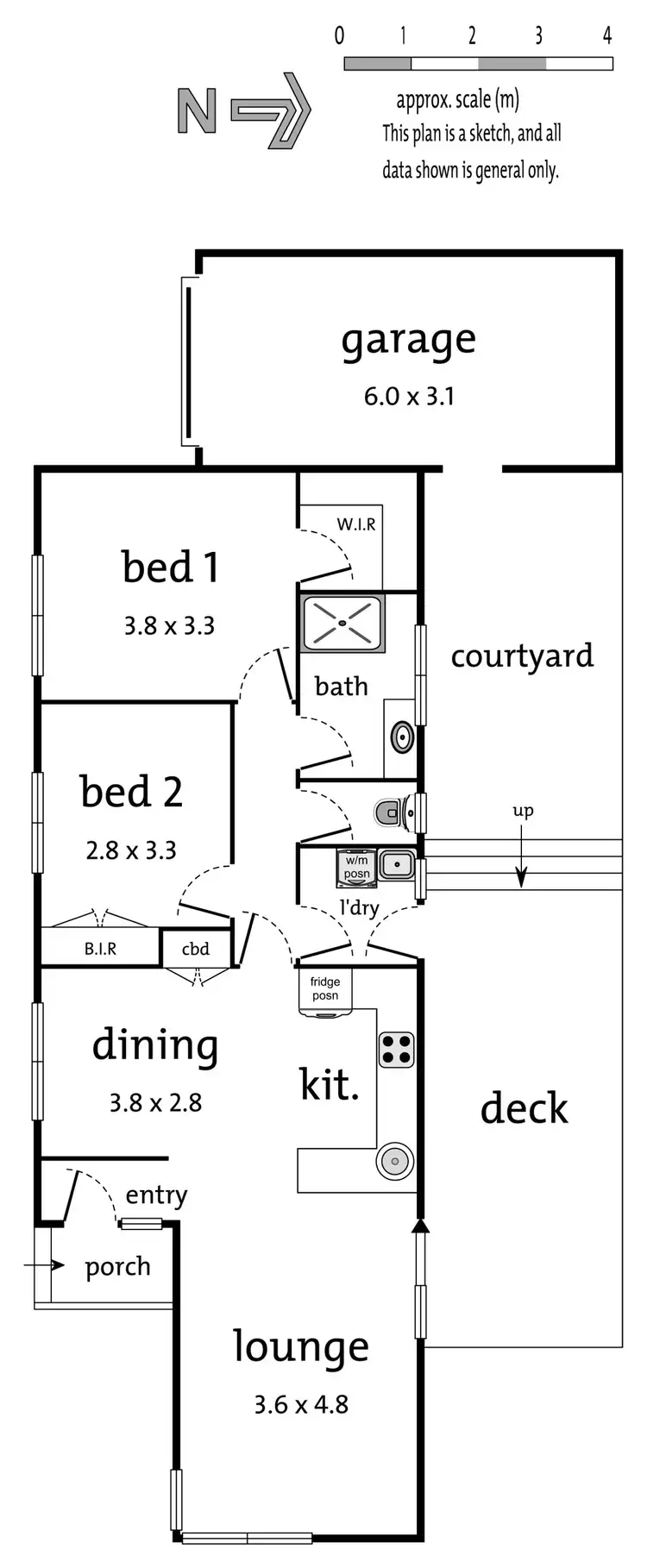 Floorplan of Homely unit listing, 6/32 Wilana Street, Ringwood VIC 3134