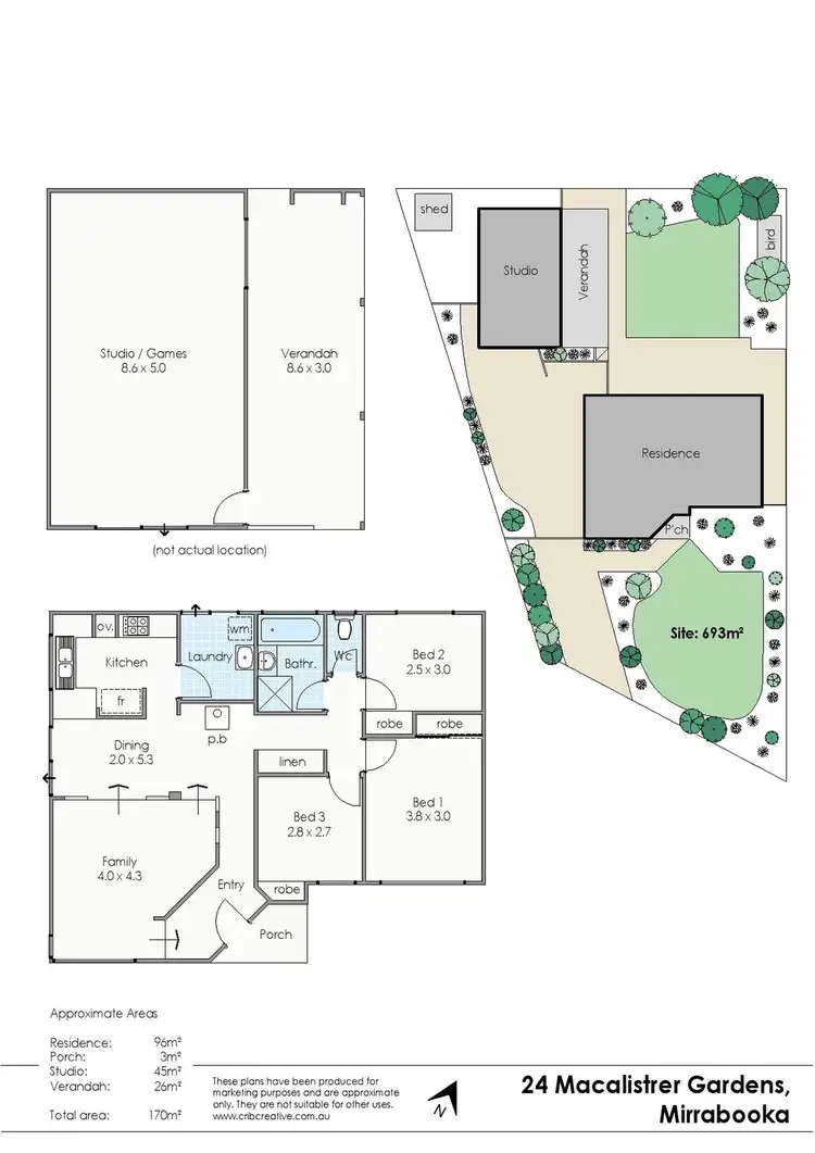 Floorplan of Homely house listing, 24 Macalister Gardens, Mirrabooka WA 6061