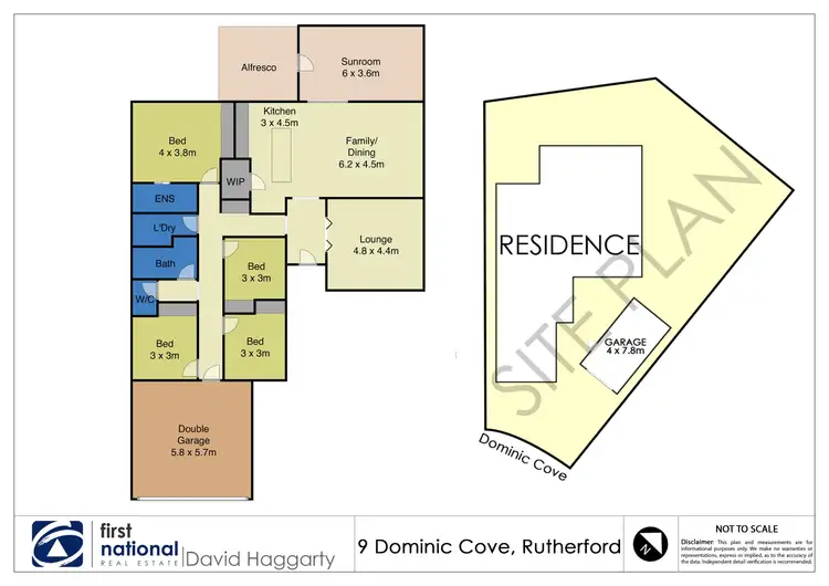 Floorplan of Homely house listing, 9 Dominic Cove, Rutherford NSW 2320