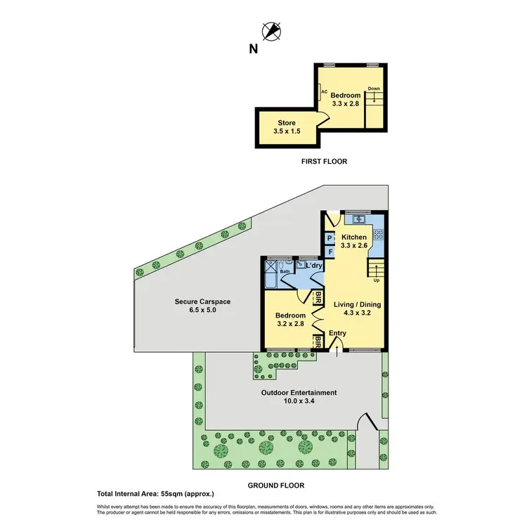 Floorplan of Homely unit listing, 9 Langs Road, Ascot Vale VIC 3032