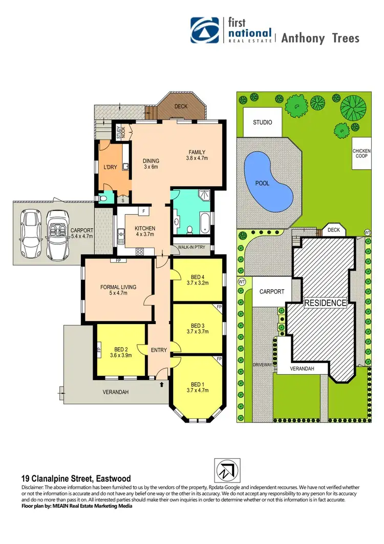 Floorplan of Homely house listing, 19 Clanalpine Street, Eastwood NSW 2122
