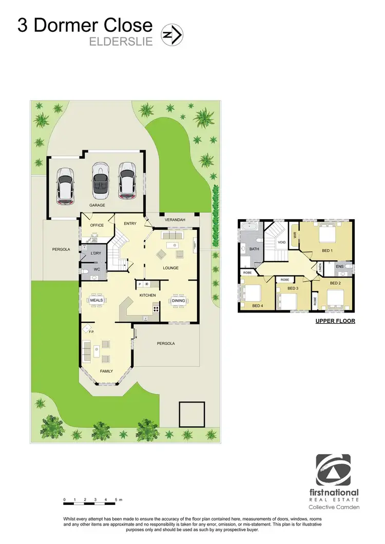 Floorplan of Homely house listing, 3 Dormer Close, Elderslie NSW 2570