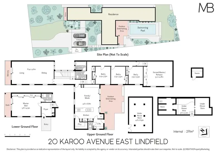 Floorplan of Homely house listing, 20 Karoo Avenue, East Lindfield NSW 2070