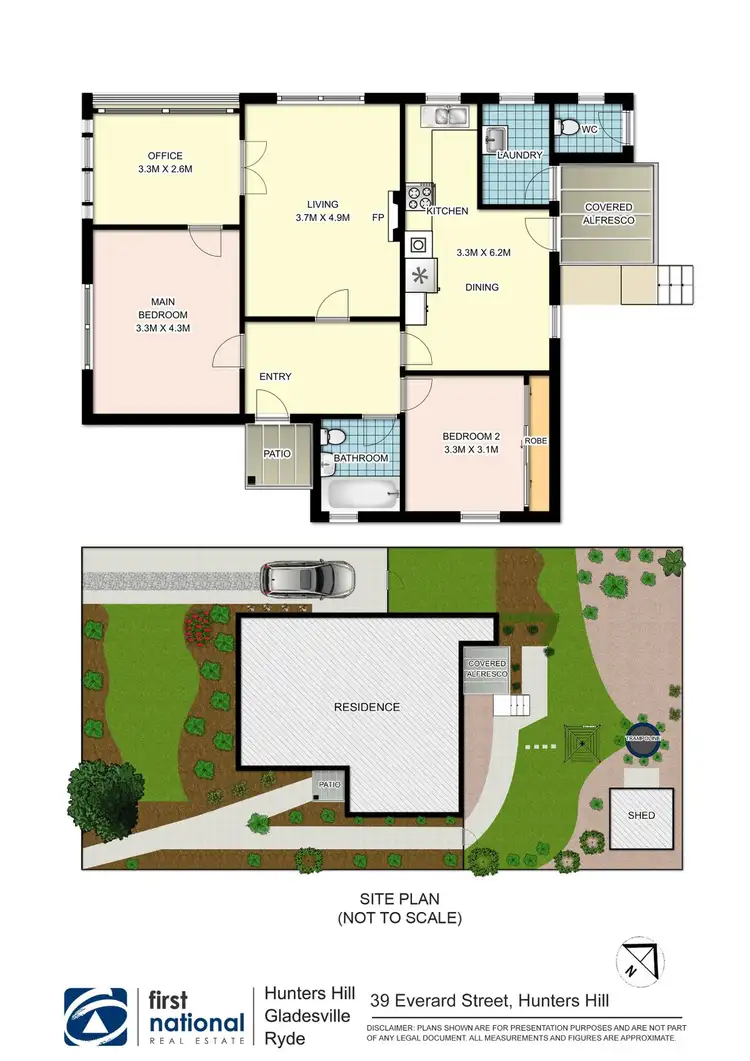 Floorplan of Homely house listing, 39 Everard Street, Hunters Hill NSW 2110