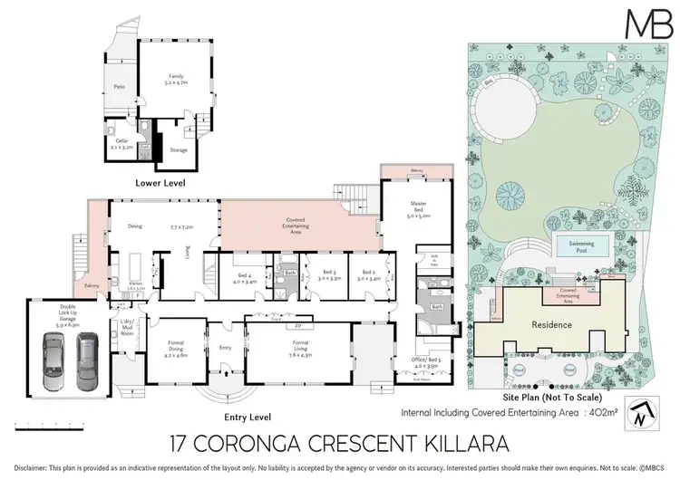 Floorplan of Homely house listing, 17 Coronga Crescent, Killara NSW 2071
