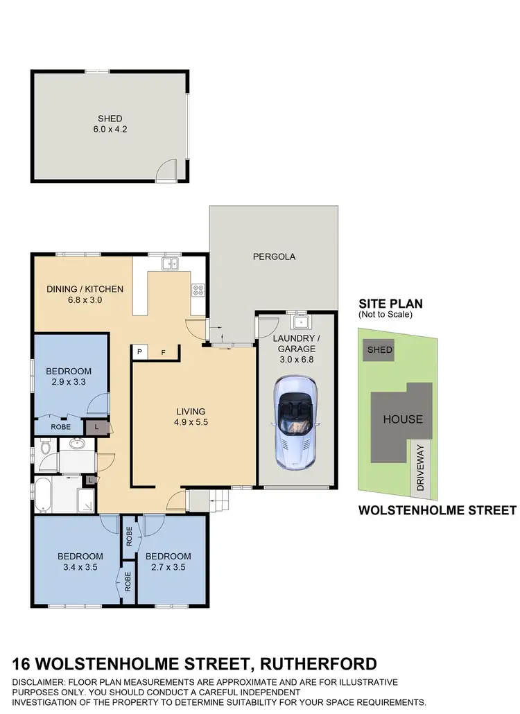 Floorplan of Homely house listing, 16 Wolstenholme Street, Rutherford NSW 2320