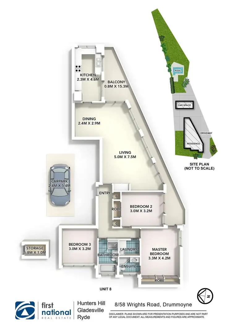 Floorplan of Homely apartment listing, 8/58 Wrights Road, Drummoyne NSW 2047