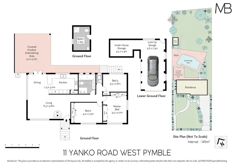 Floorplan of Homely house listing, 11 Yanko Road, West Pymble NSW 2073