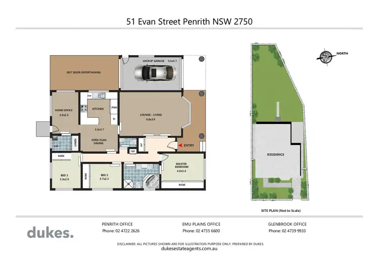 Floorplan of Homely house listing, 51 Evan Street, Penrith NSW 2750