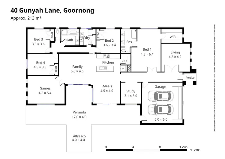 Floorplan of Homely rural property listing, 40 Gunyah Lane, Goornong VIC 3557