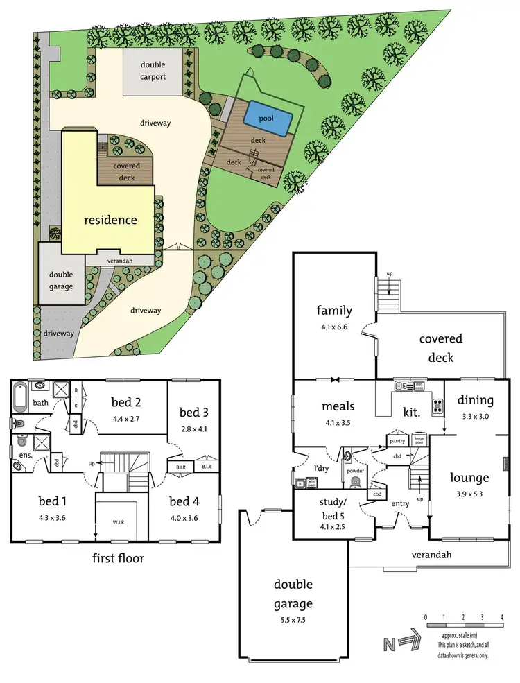 Floorplan of Homely house listing, 18 Omega Court, Mitcham VIC 3132