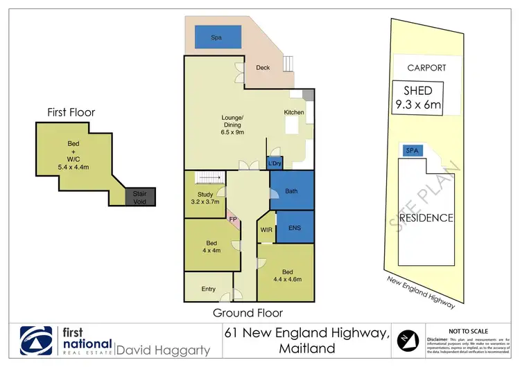 Floorplan of Homely house listing, 61 New England Highway, Maitland NSW 2320