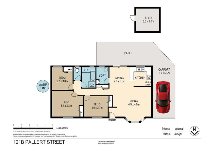 Floorplan of Homely house listing, 121B Pallert Street, Middle Park QLD 4074