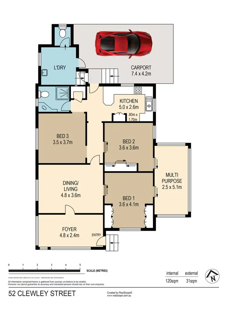 Floorplan of Homely house listing, 52 Clewley Street, Corinda QLD 4075