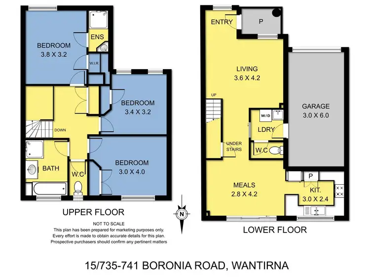 Floorplan of Homely townhouse listing, 15/735-741 Boronia Road, Wantirna VIC 3152