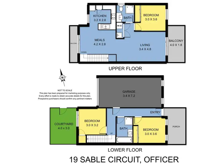 Floorplan of Homely house listing, 19 Sable Circuit, Officer VIC 3809