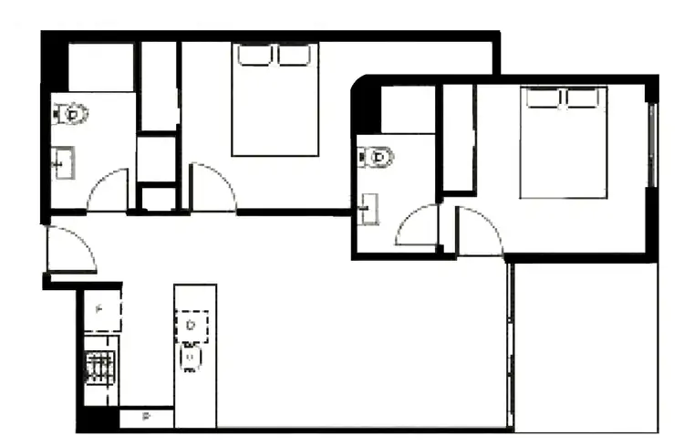 Floorplan of Homely apartment listing, 204/37-39 Breese Street, Brunswick VIC 3056