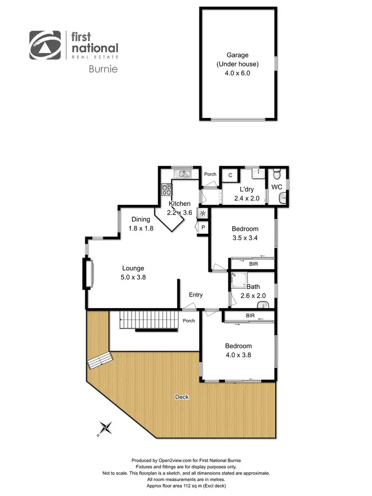 Floorplan of Homely house listing, 17 Villiers Street, Parklands TAS 7320