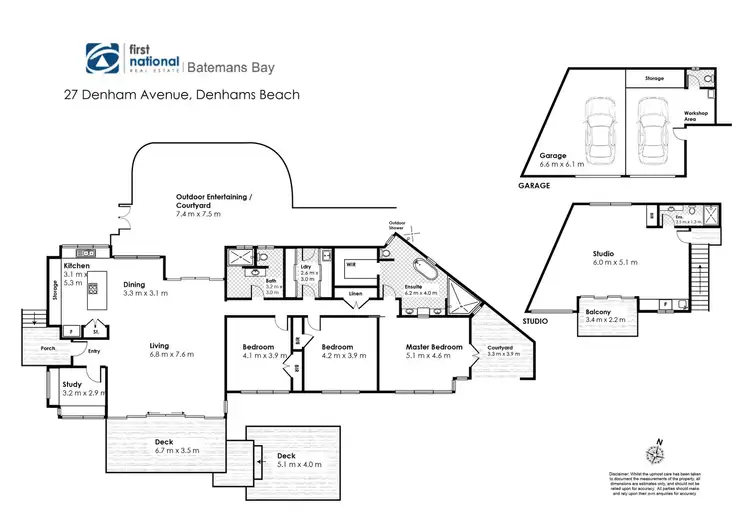 Floorplan of Homely house listing, 27 Denham Avenue, Denhams Beach NSW 2536